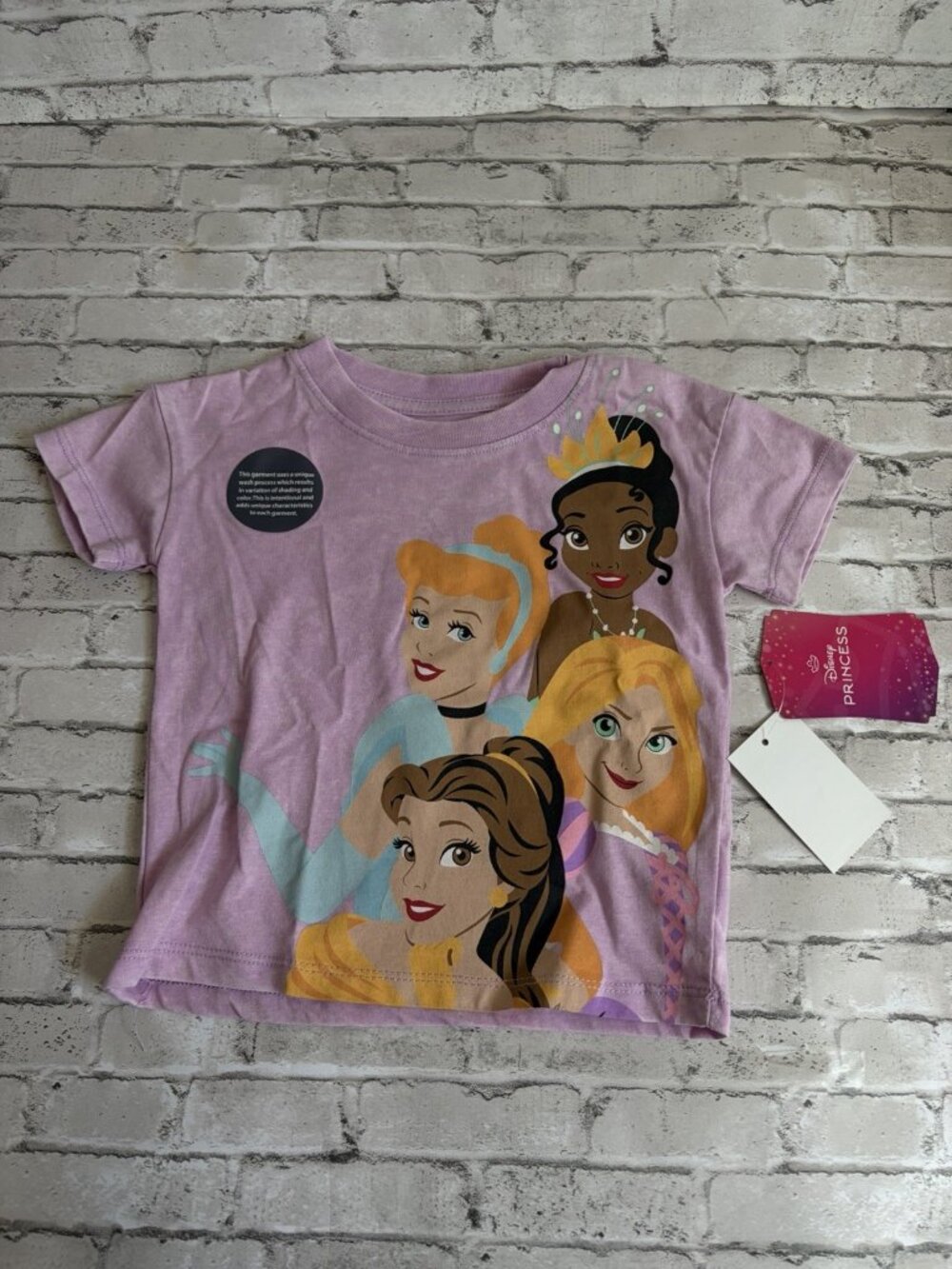 Disney Princesses Purple Toddler Girls Tshirt Size 12m NWT